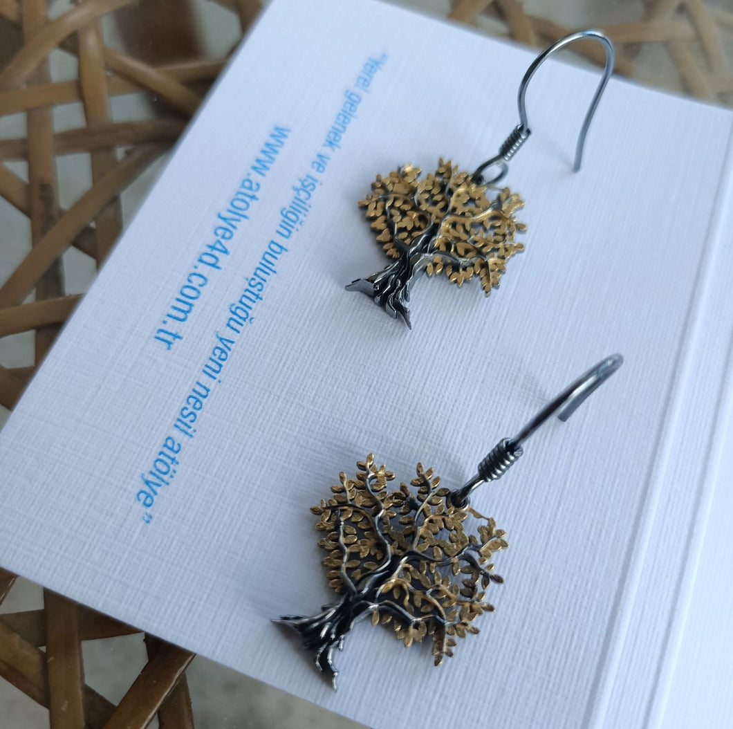 Zeytin Ağacı Küpe