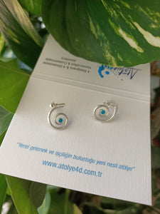 Spiral Minik Küpe